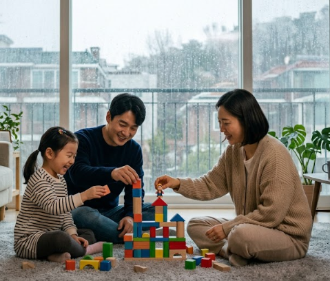 비 오는 날에도 즐거운 실내 놀이, 아이와 함께 보내는 특별한 하루