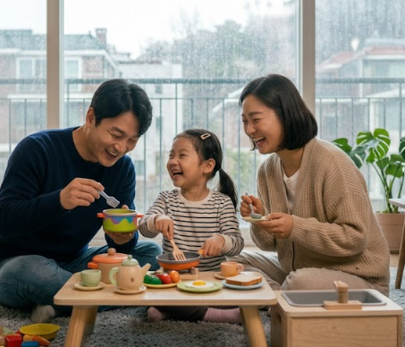 역할 놀이가 아이의 상상력을 키우는 이유, 함께 놀며 배우는 일상